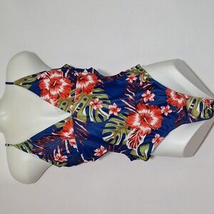 AgoKud Tropical Floral One-Piece Swimsuit